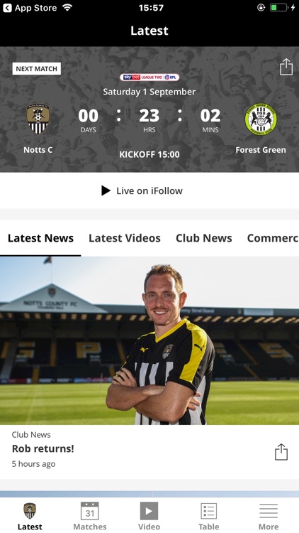 Notts County Official App