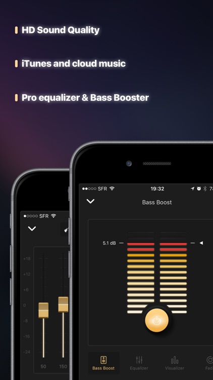 Equalizer+ Pro HD music player screenshot-0