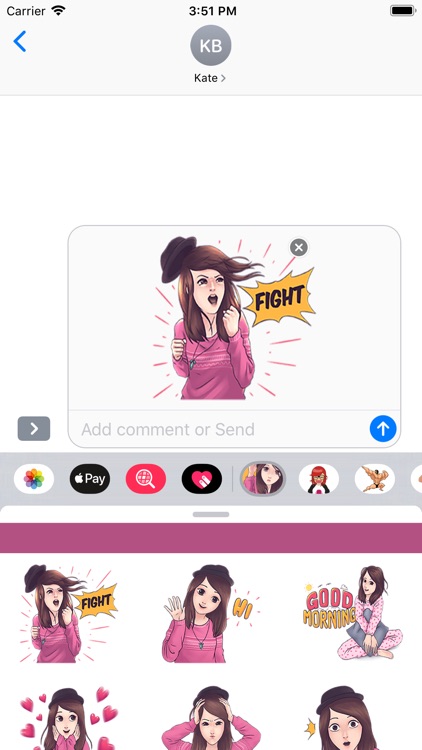 Gorgeous Girl Stickers