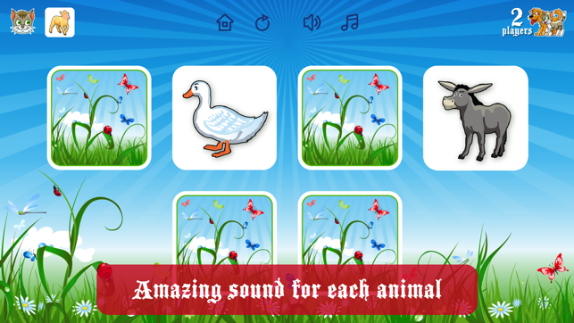 ‎Farm Flip Fun – Match Animals Screenshot