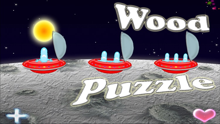 Wood Puzzle Letters In Space