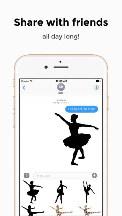 Ballet Dancer Stickers