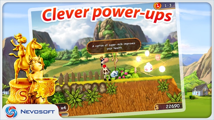 Supercow: funny farm arcade platformer Lite