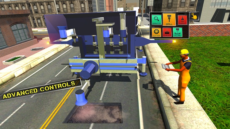 Road Repair Construction Sim