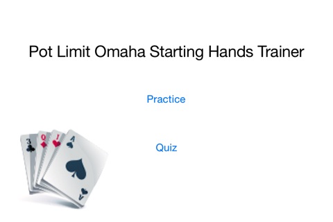 Omaha Starting Hands Trainer screenshot 2