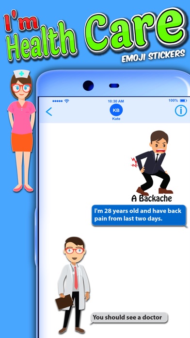 download I'm health Care emoji Stickers apps 1