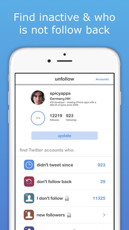 unfollow for Twitter