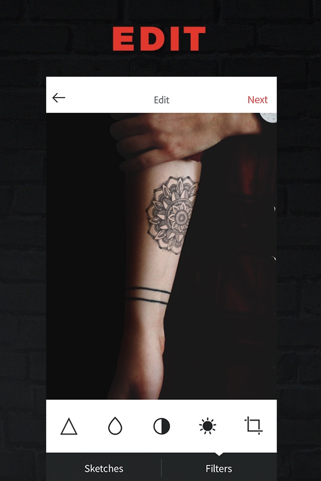 INKHUNTER Try Tattoo Designs screenshot 3