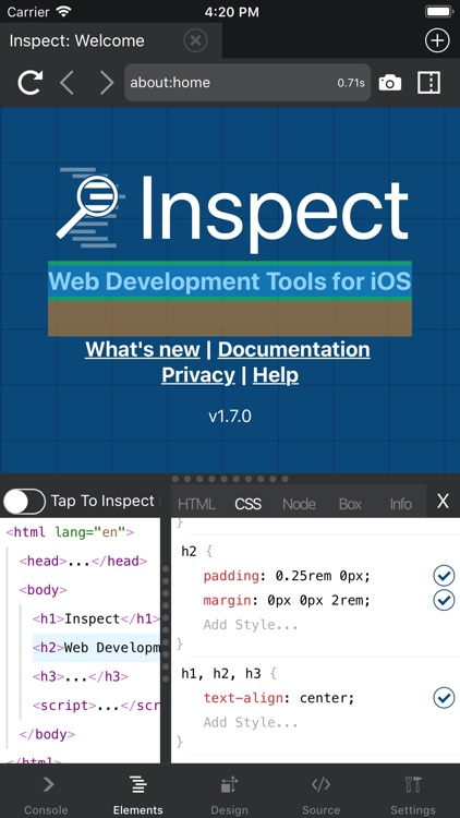 Inspect Browser screenshot-3