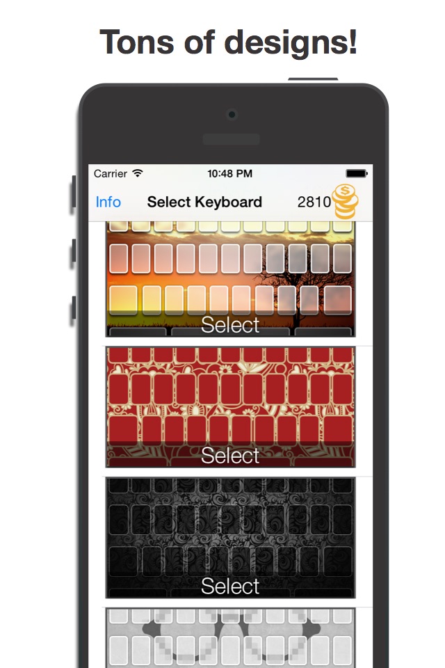 Custom Color Keyboards screenshot 2
