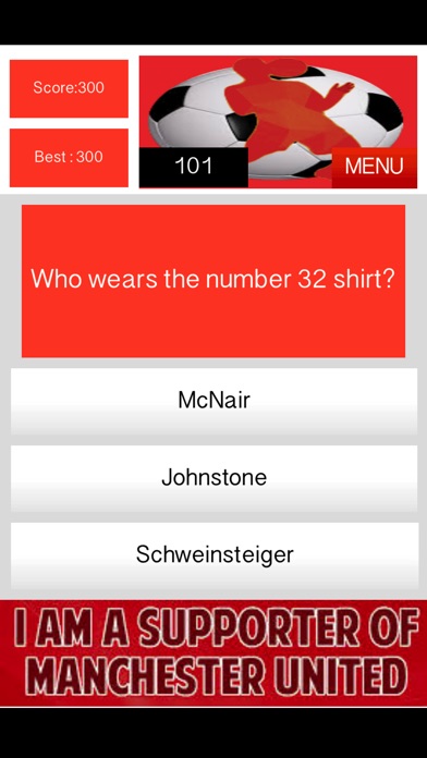 Unofficial Man United Quiz screenshot 2