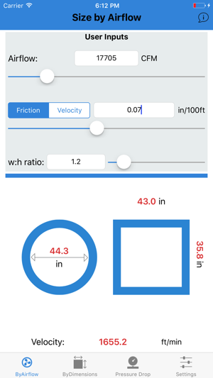 Duct Size Calculator - HVAC(圖1)-速報App