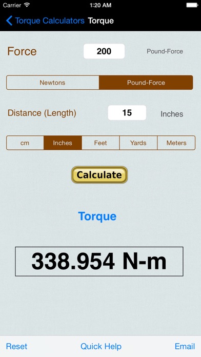 How to cancel & delete Torque Calculator, Units Conv from iphone & ipad 1