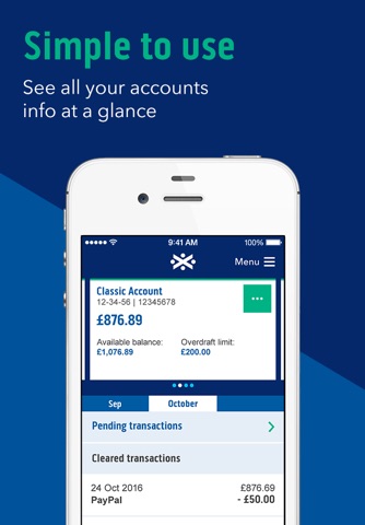 Bank of Scotland Mobile Bank screenshot 2