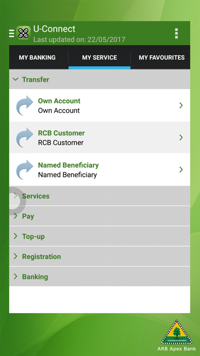 How to cancel & delete U-Connect (ARB APEX BANK) from iphone & ipad 3