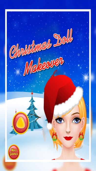 Christmas doll makeover party screenshot 2
