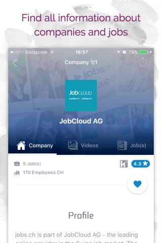 jobs.ch – Jobsuche screenshot 2