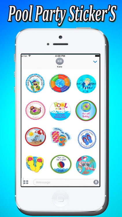 Summer Pool Party Stickers Pack