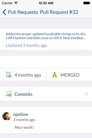 Mini Bucket - BitBucket Client - náhled