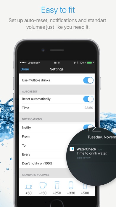 WaterCheck. Control your water balance, grow thin easier Screenshot 4