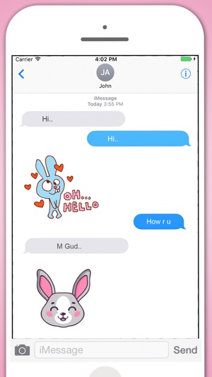 Bunny Stickers for iMessages(圖5)-速報App