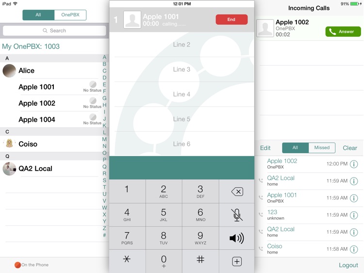 OneContactPBX Console