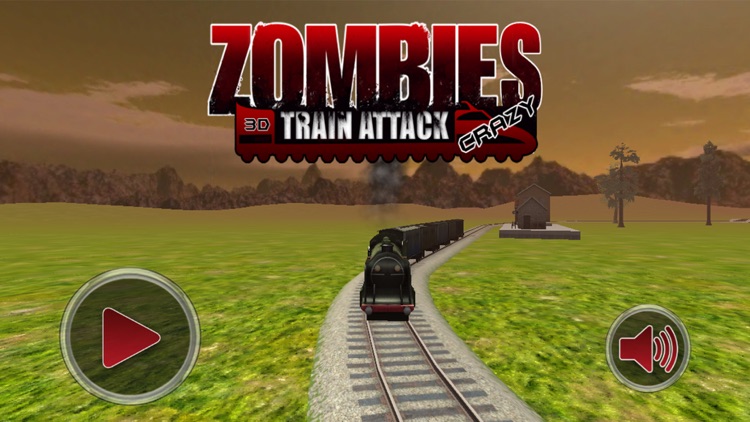 Crazy Zombies Train Attack 3D