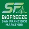 The Biofreeze San Francisco Marathon app, powered by Fitbit, features: