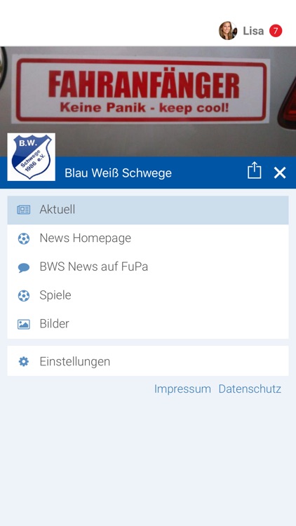 Blau Weiß Schwege