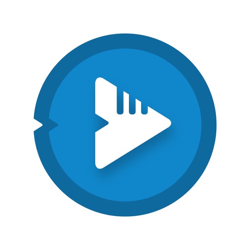 Blue Player - music & video Icon