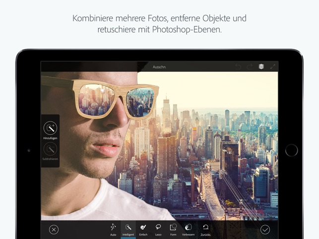 Замена photoshop mix на ios