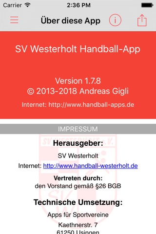 SV Westerholt Handball screenshot 4
