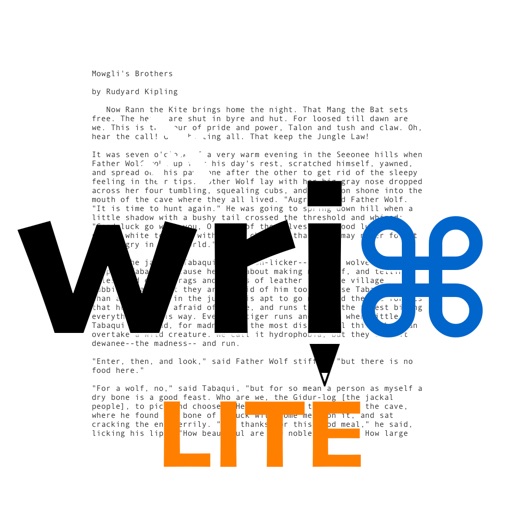 FioWriter Lite - Productive text editor for iPhone & iPad with command keys and cloud sync icon