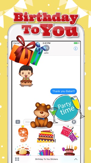 Birthday To You Stickers(圖2)-速報App