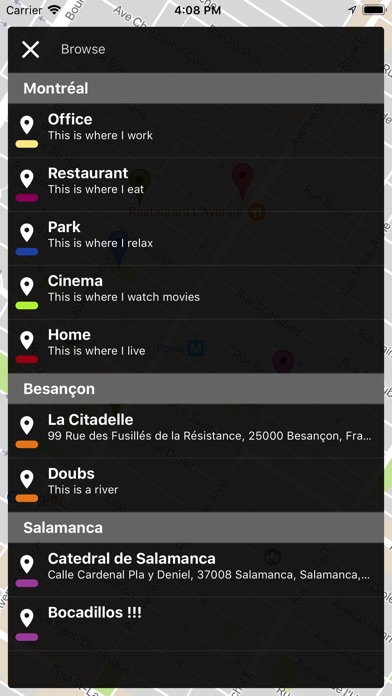 Map Marker: places organizer screenshot 4