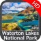 Waterton Lakes coverage resident in the app