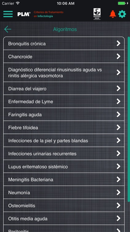 PLM Criterios Tratamiento Infectología