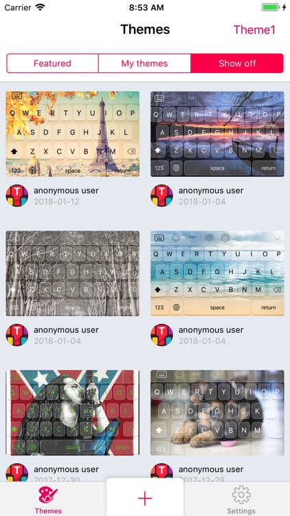 Touchberry - Keyboard Themes screenshot-0