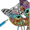 Join the huge adult coloring books community and relax while coloring original cat drawings