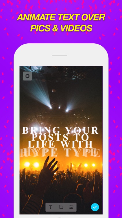 Hype-Type: Moving Text Photo-s screenshot-0