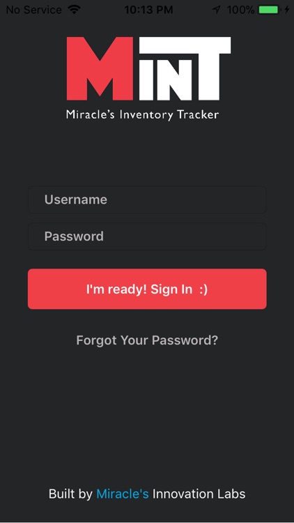 Miracle's Inventory Tracker