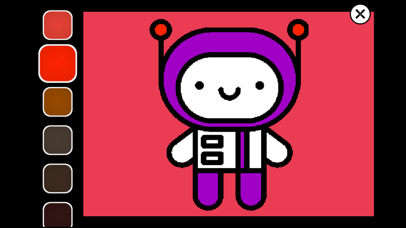 Fun Space Robot Coloring screenshot 3