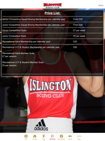 Islington Boxing Club screenshot 2