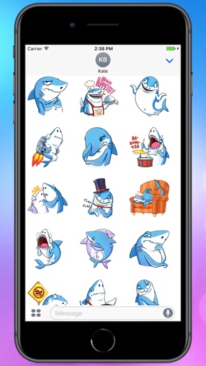 Funny Mr.Shark Stickers(圖2)-速報App