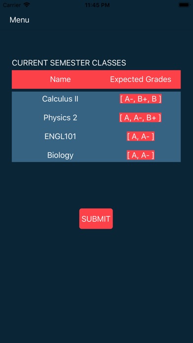 GPApp - GPA Calculator screenshot 3