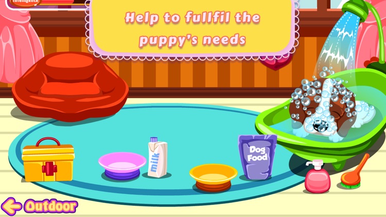 Baby Doggy Day Care - start a brain challenge game screenshot-3