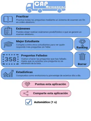 Captura de Pantalla 1 Examen CAP Mercancías España iphone