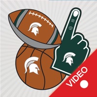 Michigan St. Spartans Animated Selfie Stickers PC 용