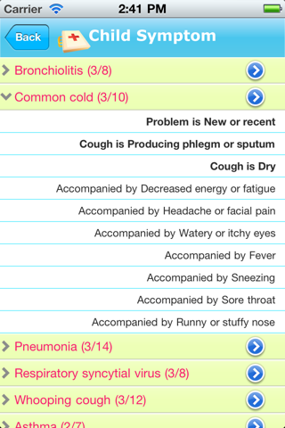 Child Symptom Checker screenshot 3