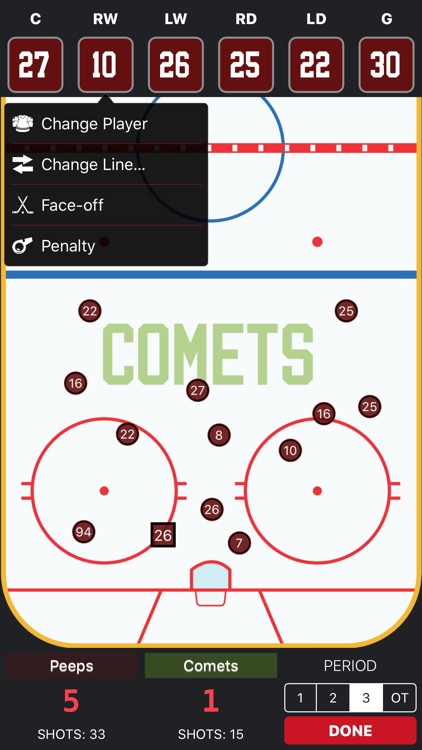 Goaliath Hockey Stats Tracker screenshot-7
